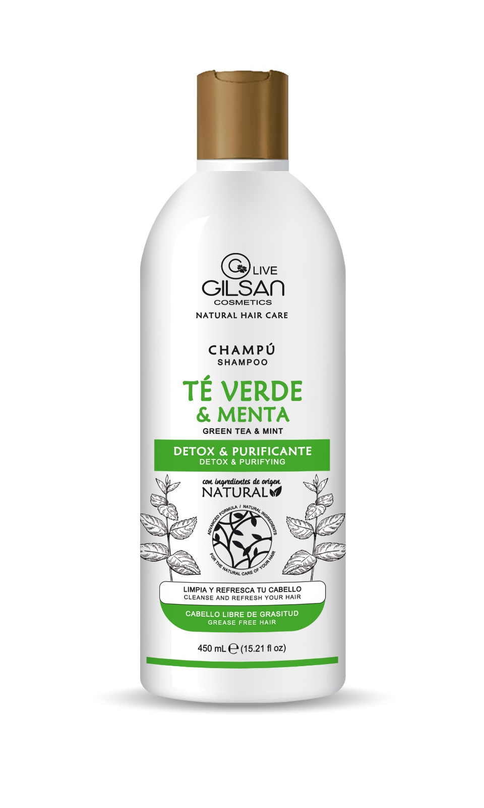 SHAMPOO TE VERDE Y MENTA