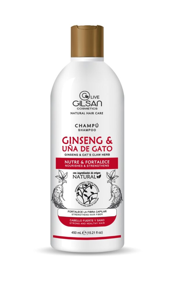 shampoo ginseng y uña de gato